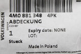 Audi Q7 2016-on seat rail end cover (front, right rail) 4M0881348A 4PK