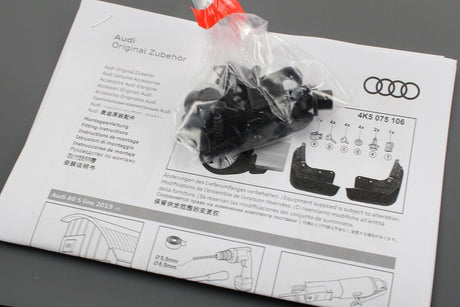 Audi A6 S-line 2019-on mud flaps set (rear) 4K5075106