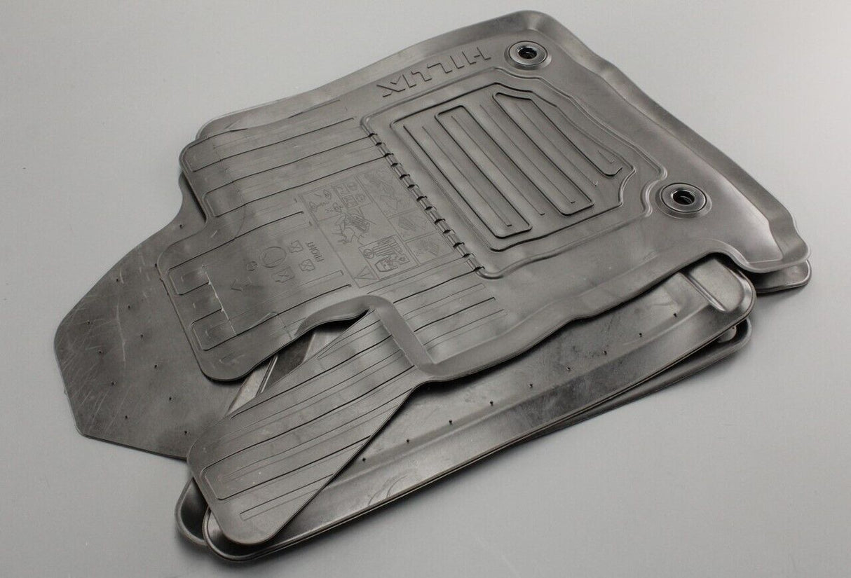 Toyota Hilux rubber floor mat set (x4) PW210-0K036