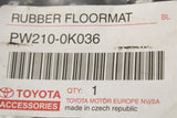 Toyota Hilux rubber floor mat set (x4) PW210-0K036
