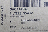 Audi A4 S4 B6 B7 2001-2008 intake air filter element 06C133843