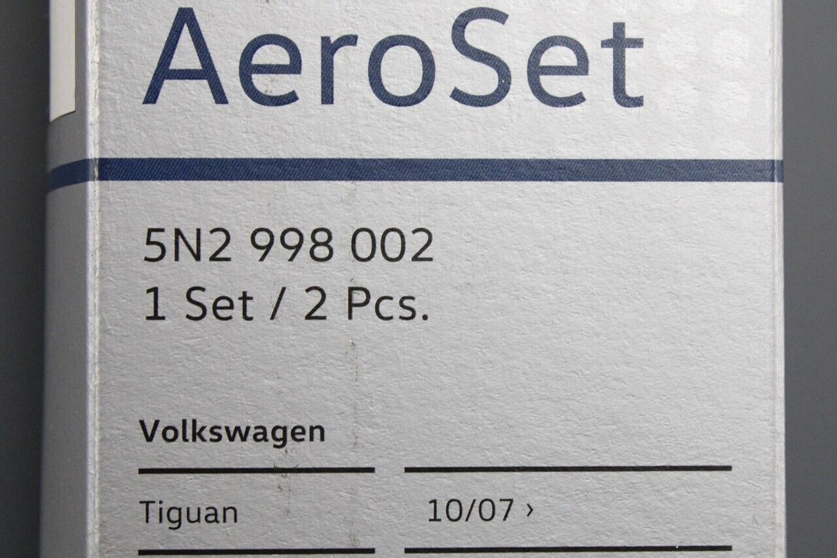 VW Tiguan 2008-2016 aero wiper blade set (front rhd) 5N2998002
