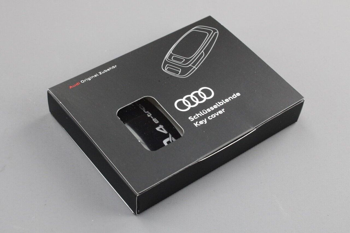 Audi Q4 e-tron key fob cover in myth black 89A071208 Y9T, view 1