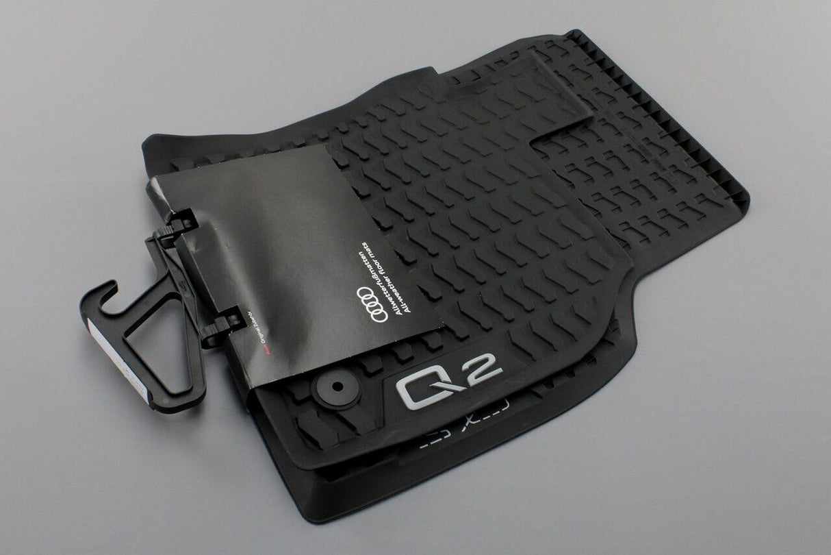 Audi Q2 2017-On front rubber all-weather floor mats (RHD) 81C061501 041