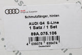 Audi Q4 E-Tron 2021-on S-line mud flap set (front & rear) 89A075106/116