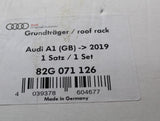 Audi A1 2019-on accessory roof bars set 82G071126