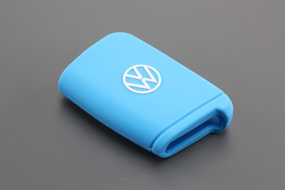 VW Collection silicone 3-button key cover (light blue) 000087012AN 3H1, view 1
