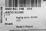 Audi Q7 16-on seat rail end cover (front, left & right) 4M0881347/8A 4PK