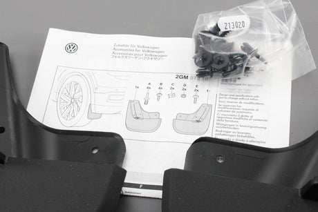 VW T-Cross 2019-on accessory mud flaps set (rear) 2GM075101