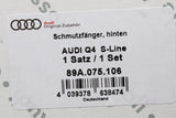 Audi Q4 E-Tron 2021-on S-line mud flap set (rear) 89A075106