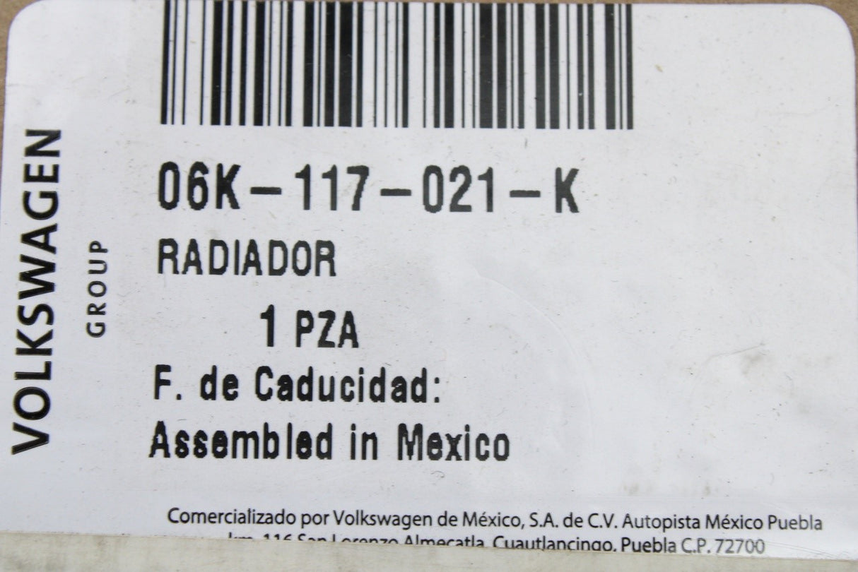 VW Beetle Passat Jetta Audi Q5 1.8 2.0 TSI engine oil cooler 06K117021K