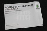 Skoda Kodiaq 2017-2024 double sided boot liner (7 seater) 565061210A