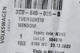 VW Passat B6 Estate 2006-2011 door window glass (rear left) 3C9845025B