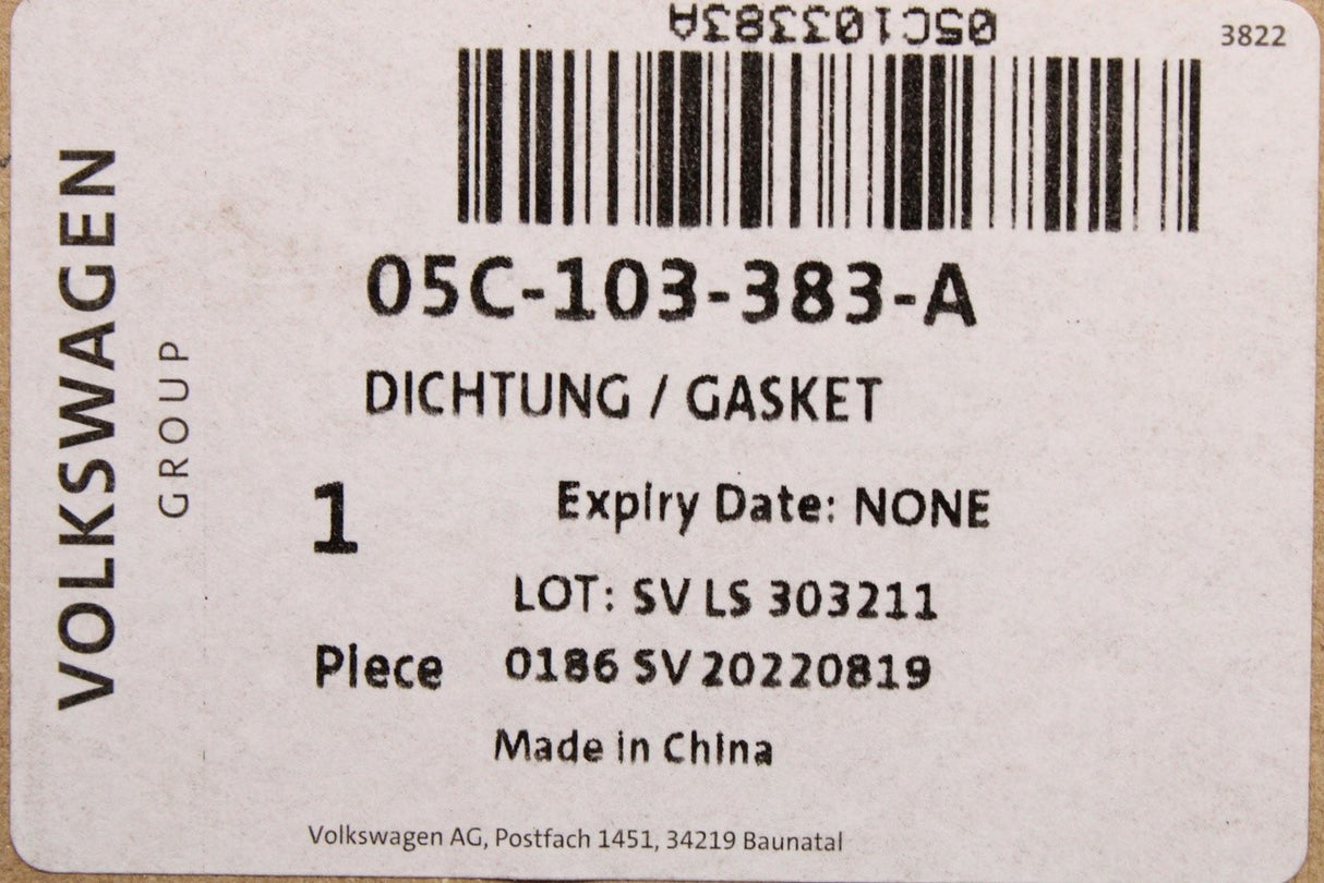VW Golf Audi A1 A3 Skoda SEAT Leon 16-on 1.0 TSI head gasket 05C103383A
