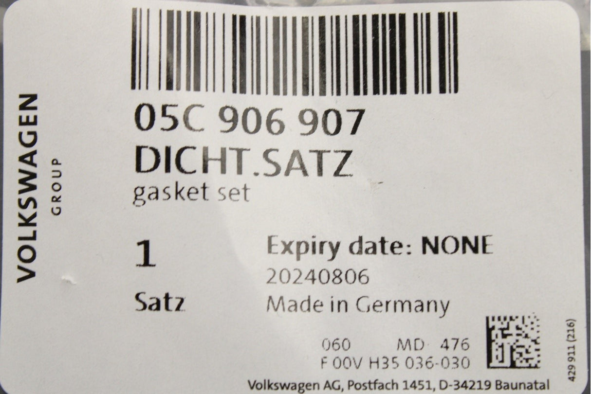 VW Audi Skoda SEAT 2016-on 1.0L 1.5L TSI injector gasket kit 05C906907