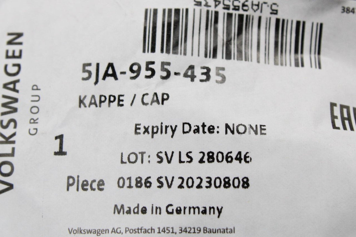 Skoda Octavia Saloon Rapid SEAT Toledo wiper arm cap (rear) 5JA955435