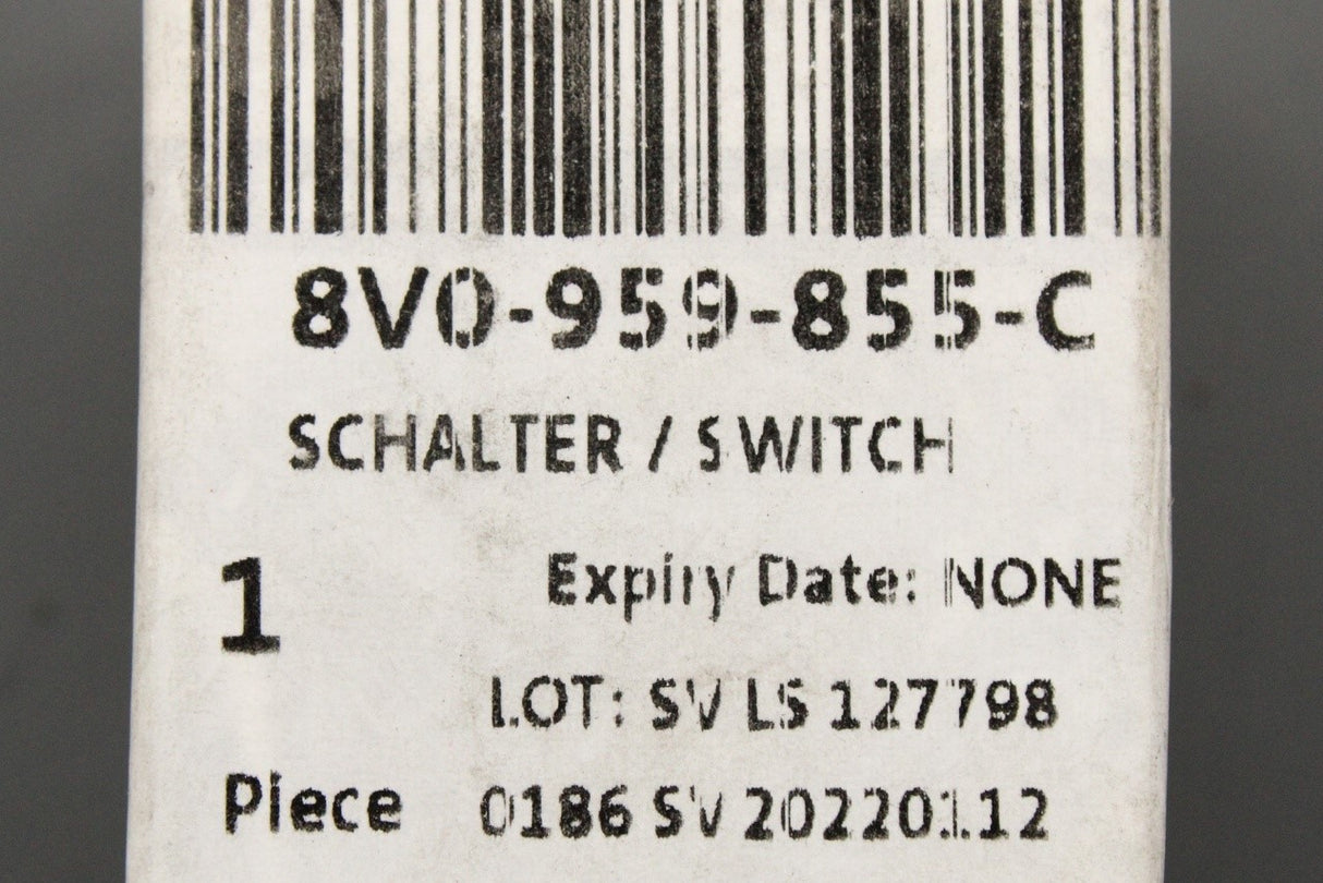 Audi A3 S3 RS3 8V 2017-20 Q2 2017-on passenger window switch 8V0959855C