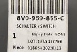Audi A3 S3 RS3 8V 2017-20 Q2 2017-on passenger window switch 8V0959855C