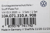 VW ID.3 2020-on door sill protector film (clear) 10A071310A 908