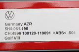 VW Golf MK8 2020-on bumper load edge protector 5H0061195