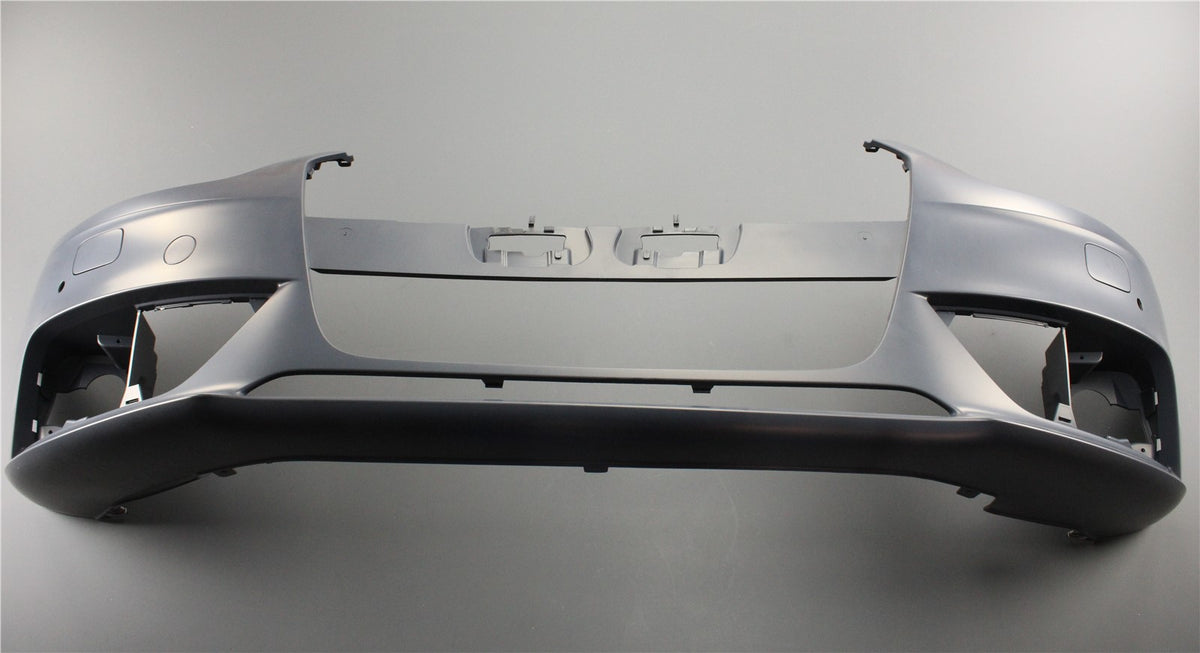 Audi A4 B8 front bumper cover (primed) 2013-15 8K0807065D GRU, view 1