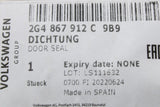 VW Polo AW 2018-on inner door seal (front right) 2G4867912C 9B9