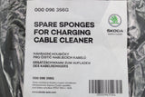 Skoda accessory spare sponges for charigng cable cleaner 000096356G