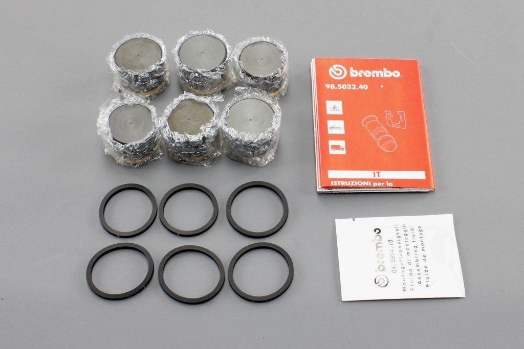 Audi RS6 C7 13-18 RS7 14-18 front brake caliper gasket set 4G0698471A, view 1