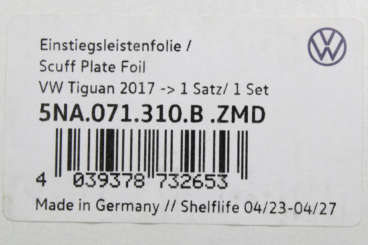 VW Tiguan Allspace 2018-2025 door sill protection strips 5NA071310B ZMD