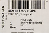 Audi A6 S6 RS6 Avant 2019-on boot lid interior trim panel 4K9867979F 4PK