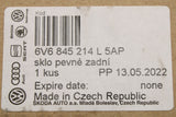 Skoda Fabia 2015-23 rear quarter window & seal (right)  6V6845214L 5AP