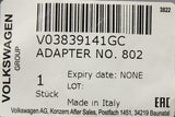 Audi locking wheel nut key adapter (802) V03839141GC