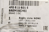 Audi A6 2005-11 brake discs pair 302mm (rear) 4F0615601E