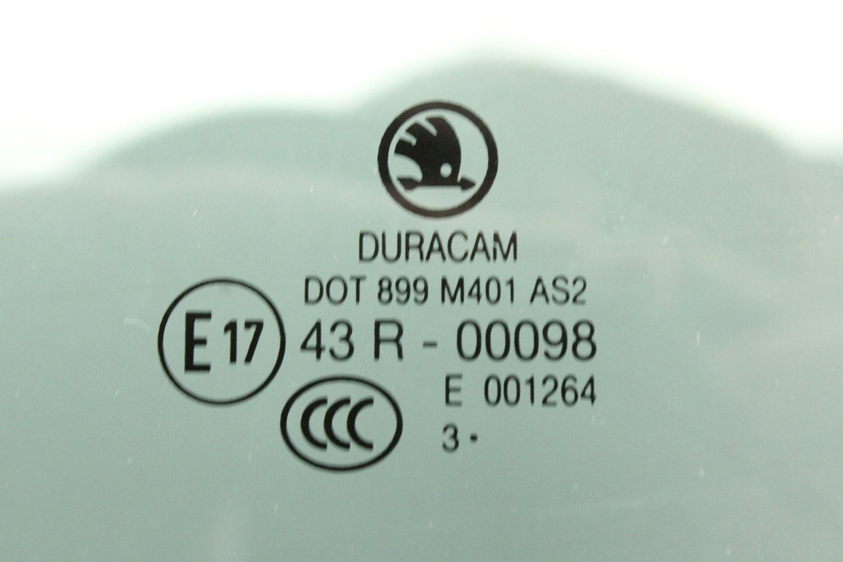 Skoda Kodiaq 17-24 door window drop glass (front left) 565845201