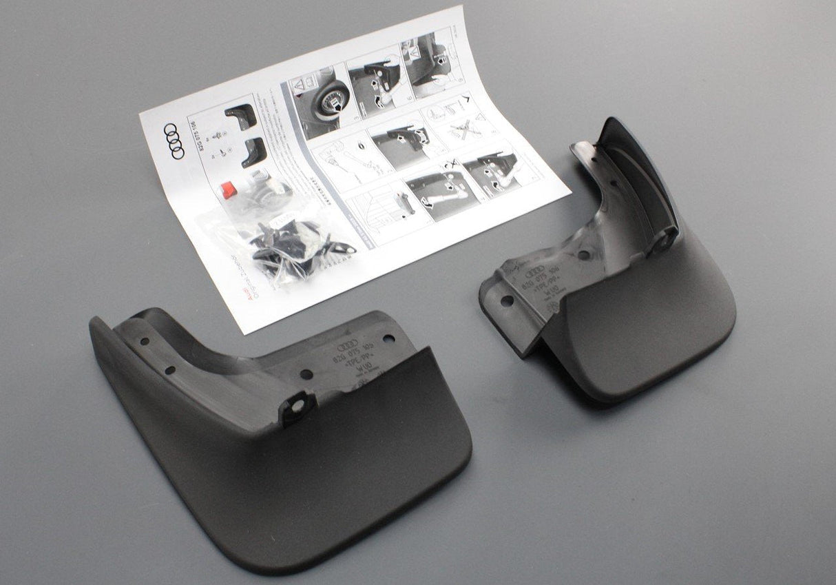 Audi A1 S-line 2019-on accessory mud flaps (rear) 82G075106