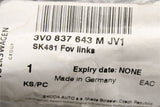 Skoda Superb 2015-on door cover trim (front left) 3V0837643M JV1