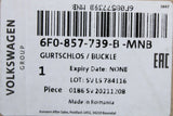 VW Polo Audi A1 SEAT double seat belt buckle (rear left) 6F0857739B MNB