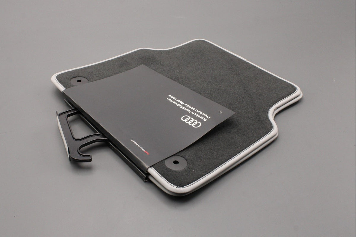 Audi A8 S8 2010-17 luxury carpet floor mats (rear) 4H0061276 MNO, view 1