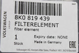 Audi A4 A5 Q5 RS4 RS5 2008-2017 dust pollen filter element 8K0819439
