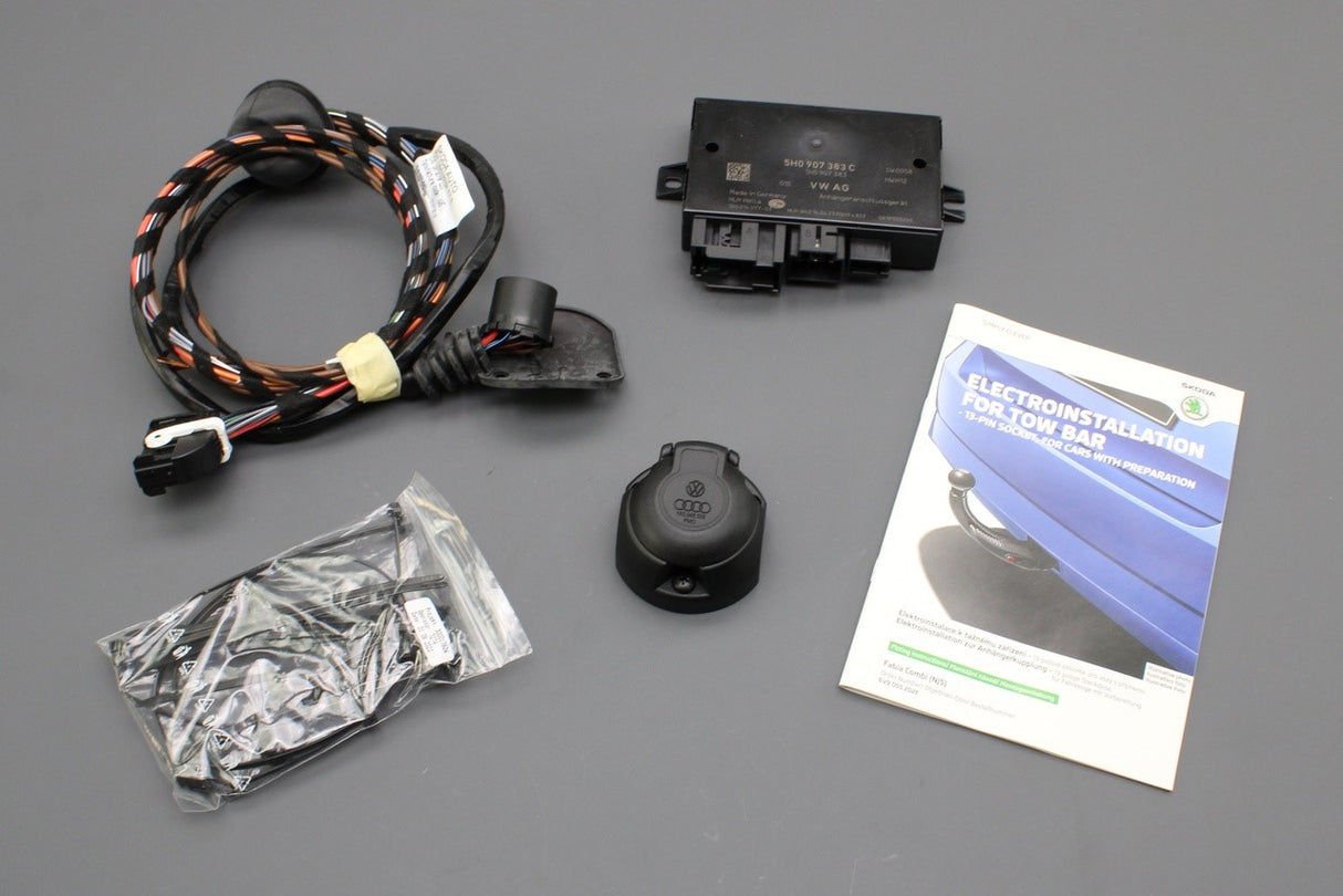 Skoda Fabia Estate 2015-2018 tow bar wiring installation kit 6V9055202E