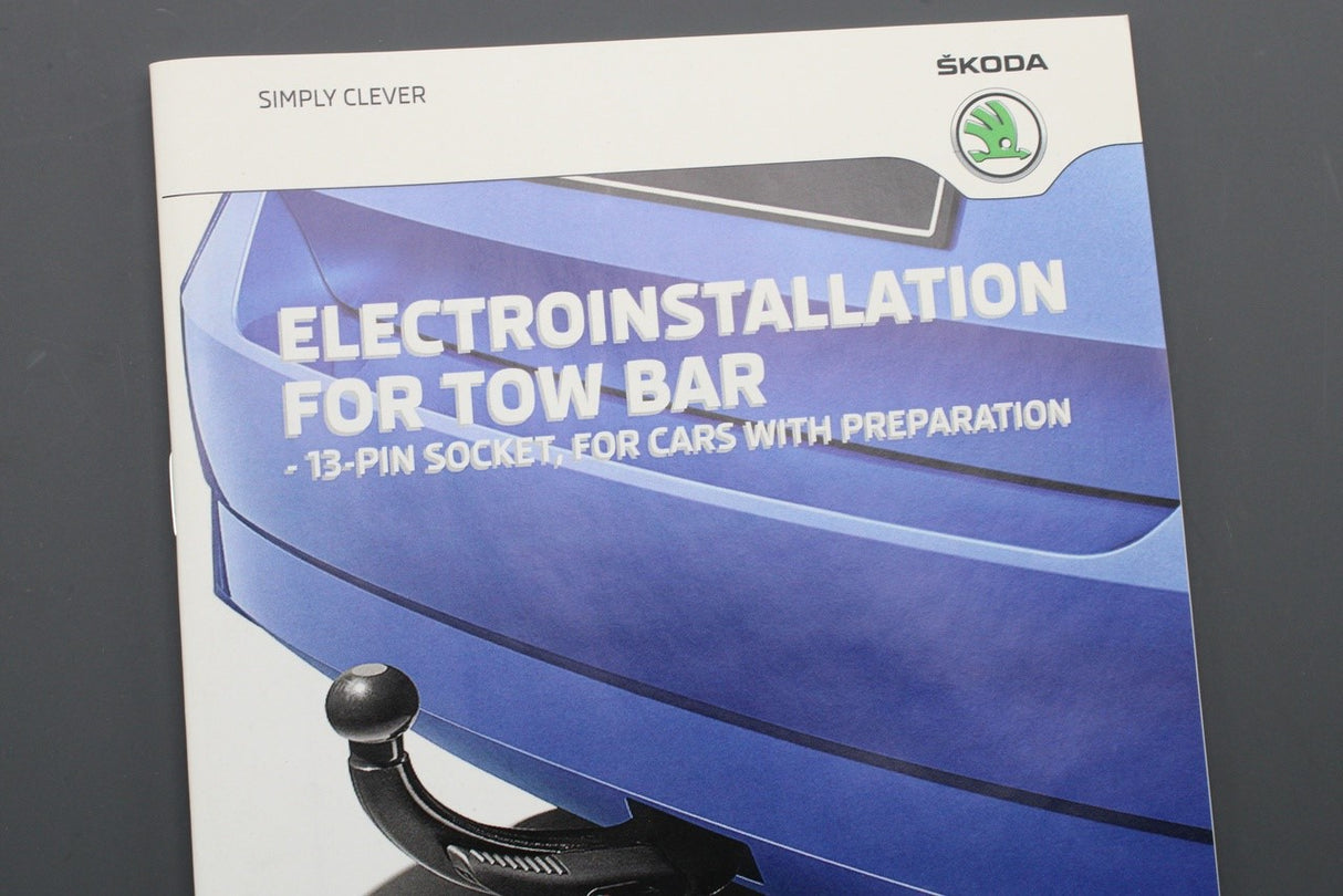 Skoda Fabia Estate 2015-2018 tow bar wiring installation kit 6V9055202E