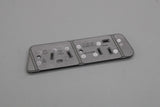 Skoda Octavia VRS 2020-on front VRS badge and mounting 5E3853736A ZD4