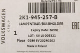 VW Caddy 2K 16-20 Rear left tail light bulb holder (tailgate) 2K1945257B