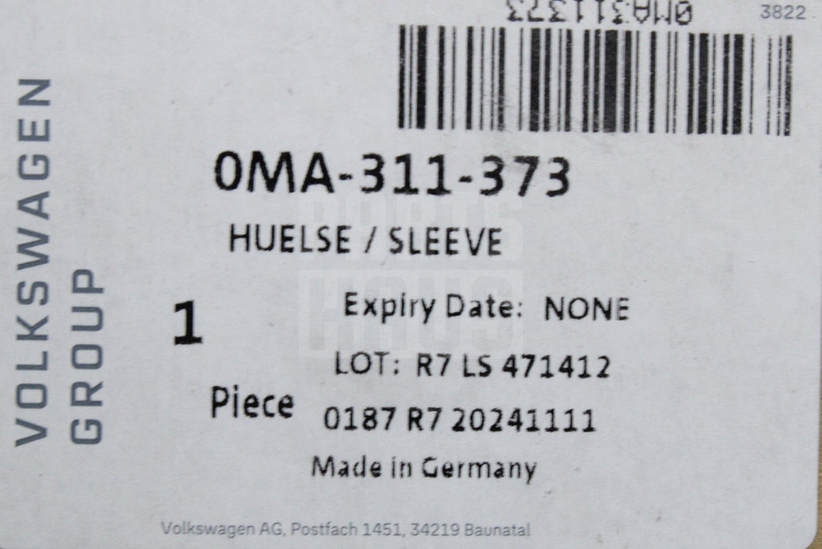 Audi e-tron 2019-2023 1 speed gearbox roller sleeve 0MA311373