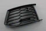Audi A6 C8 2018-on front bumper grille satin black (left) 4K0807647A 9B9