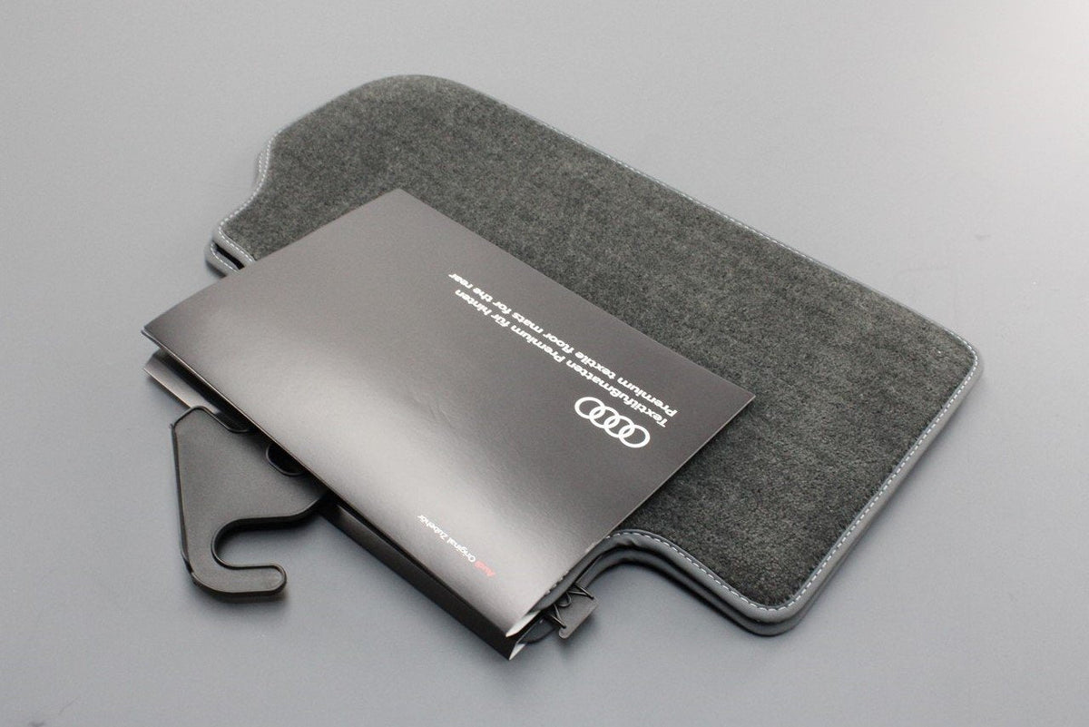 Audi Q5 SQ5 2017-on textile floor mats (rear) 80A061276A MNO, view 1