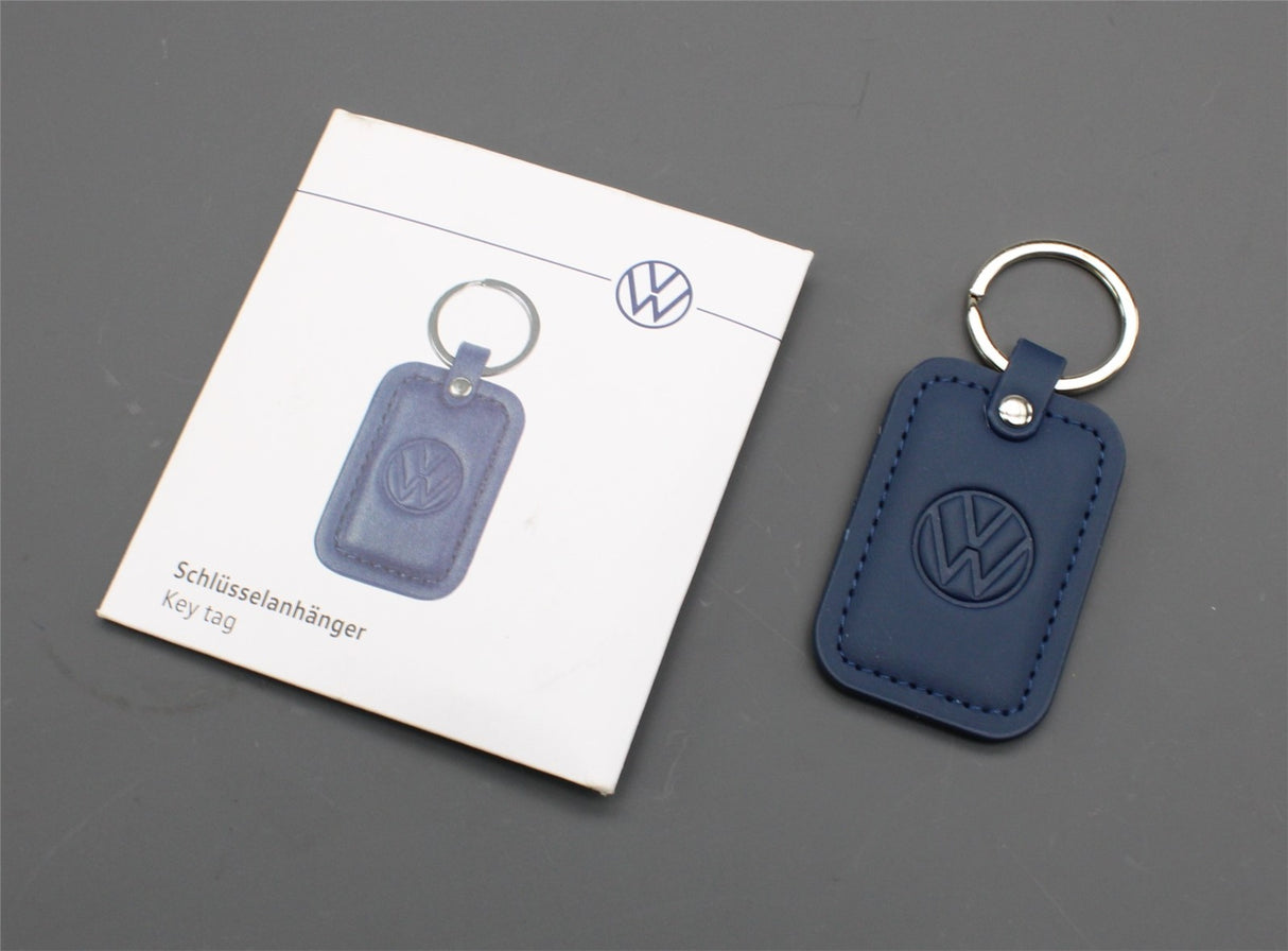 Volkswagen accessory leather keyring (blue) 330087010A 287