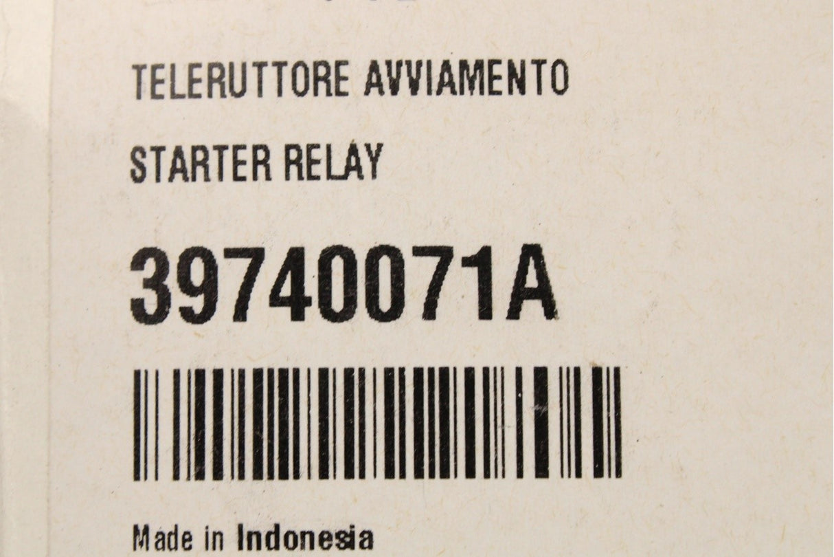 Ducati starter relay 39740071A