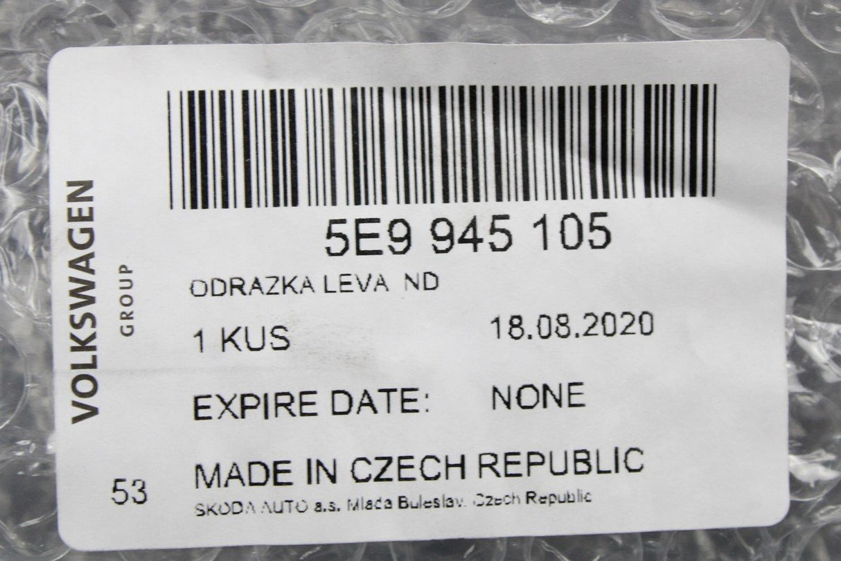 Skoda Octavia 5E Estate 2013-20 rear bumper reflector (left) 5E9945105