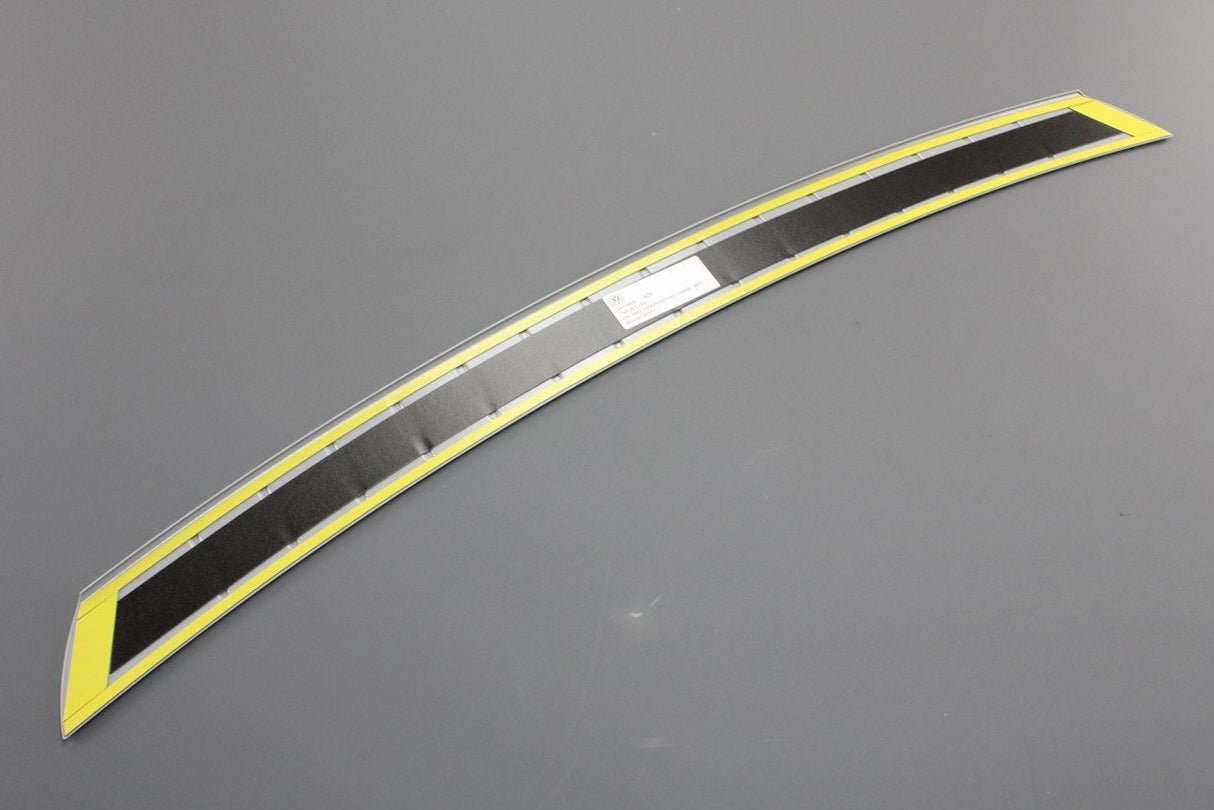 VW Sharan 11-on rear bumper load edge protector steel effect 7N0061195